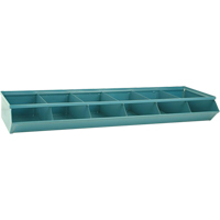Sectional Bin Units, 100 lbs. Cap., 37" W x 12" D x 4-1/2" H, Blue Distribution Jean Lapalme