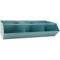 Sectional Bin Units, 100 lbs. Cap., 37" W x 20-1/2" D x 9-1/2" H, Blue Distribution Jean Lapalme