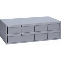 Casiers &agrave; tiroirs industriels, 8 tiroirs, 22-3/4" la x 11-5/8" p x 7-3/8" h, Gris Distribution Jean Lapalme