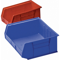 Plastic Bin, 8-1/4" W x 9" H x 18" D, Blue Distribution Jean Lapalme