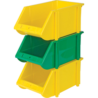 Bac empilable & &agrave; suspendre, 5-7/8" la, 4-11/16" h x 9-13/16" p, Jaune Distribution Jean Lapalme