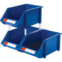 Stack & Hang Bin, 8-3/16" W x 6-3/16" H x 14" D, Blue Distribution Jean Lapalme