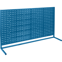 Supports d'&eacute;tabli &agrave; fentes - Supports seulement, 0 bacs, 72" la x 15" p x 40" h Distribution Jean Lapalme