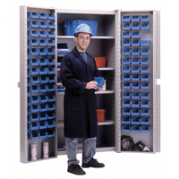 Armoire &agrave; combinaison avec porte creuse, 38" la x 24" p x 72" h, 4 tablettes Distribution Jean Lapalme
