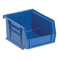 Bacs ultra empilable & suspendable, 4-1/8" la, 3" h x 5-3/8" p, Bleu Distribution Jean Lapalme