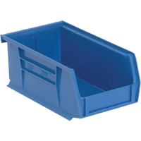 Bacs ultra empilable & suspendable, 4-1/8" la, 3" h x 7-3/8" p, Bleu Distribution Jean Lapalme