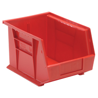 Bacs ultra empilable & suspendable, 8-1/4" la, 7" h x 10-3/4" p, Rouge Distribution Jean Lapalme