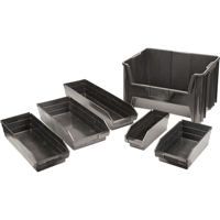 Bacs &agrave; pi&egrave;ces en plastique recycl&eacute;, 4-1/8" la x 11-5/8" p x 4" h, Capacit&eacute; de 30 lb Distribution Jean Lapalme