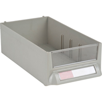 Tiroir de rechange pour armoires de pi&egrave;ces KPC-400, Plastique, 4-11/16" la x 8-5/8 p, 2-7/10" h, Gris Distribution Jean Lapalme