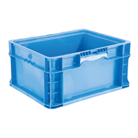 StakPak Plus 4845 System Containers, 15" W x 12" D x 7.5" H, Royal Blue Distribution Jean Lapalme