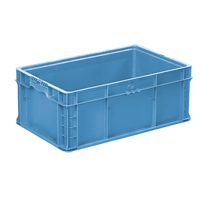 StakPak Plus 4845 System Containers, 15" W x 24" D x 9.5" H, Royal Blue Distribution Jean Lapalme
