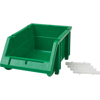 Stack & Hang Bin, 4-13/16" W x 3-3/16" H x 7-1/8" D, Green Distribution Jean Lapalme