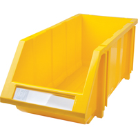 Bac empilable & &agrave; suspendre, 7-7/8" la, 7" h x 17-11/16" p, Jaune Distribution Jean Lapalme