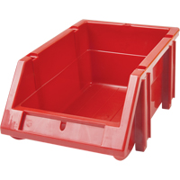 Bac empilable & &agrave; suspendre, 5-7/8" la, 4-11/16" h x 9-13/16" p, Rouge Distribution Jean Lapalme