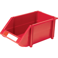 Bac empilable & &agrave; suspendre, 8-3/16" la, 6-3/16" h x 14" p, Rouge Distribution Jean Lapalme
