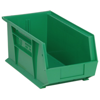 Ultra Stack & Hang Bin, 8-1/4" W x 7" H x 14-3/4" D, Green Distribution Jean Lapalme