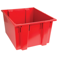 Stack & Nest Totes, 13" x 23.5" x 19.5", Red Distribution Jean Lapalme