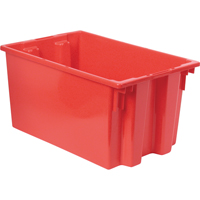 Stack & Nest Totes, 12" x 23.5" x 15.5", Red Distribution Jean Lapalme