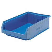Giant Stacking Containers, 12.375" W x 19.75" D x 5.875" H, Blue Distribution Jean Lapalme