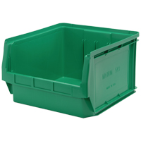 Contenants g&eacute;ants empilables, 18,375" la x 19,75" p x 11,875" h, Vert Distribution Jean Lapalme