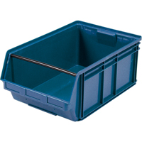 Contenants g&eacute;ants empilables, 18,375" la x 29" p x 11,875" h, Bleu Distribution Jean Lapalme