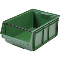 Contenants g&eacute;ants empilables, 18,375" la x 29" p x 11,875" h, Vert Distribution Jean Lapalme