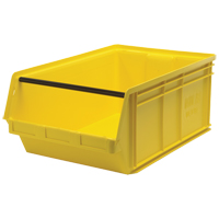 Contenants g&eacute;ants empilables, 18,375" la x 29" p x 11,875" h, Jaune Distribution Jean Lapalme