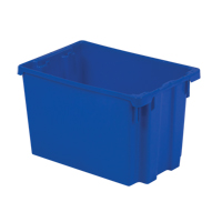 Contenants Stack-N-Nest Polylewton, 12,1" x 19,4" x 12,9", Bleu Distribution Jean Lapalme