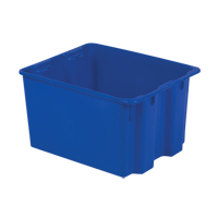 Contenants Stack-N-Nest Polylewton, 12" x 21" x 17", Bleu Distribution Jean Lapalme