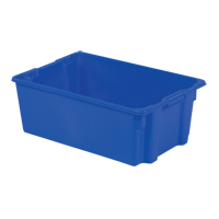 Contenants Stack-N-Nest Polylewton, 10,5" x 28,4" x 18,7", Bleu Distribution Jean Lapalme