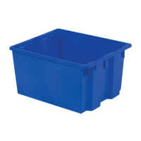 Contenants Stack-N-Nest Polylewton, 13" x 24" x 20", Bleu Distribution Jean Lapalme