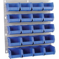 Panneau &agrave; suspendre, 20 bacs, 18" la x 1" p x 19" h Distribution Jean Lapalme