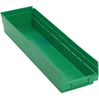 Bacs pour tablette, 6-5/8" la x 4" H x 23-5/8" p, Vert, Capacit&eacute; 50 lb Distribution Jean Lapalme