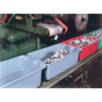 Contenants Stack-N-Nest de Plexton, 20,1" la x 42,5" p x 14,1" h, Gris Distribution Jean Lapalme