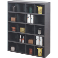Armoires pour bacs de rangement, Acier, 20 tiroirs, 33-3/4" x 12" x 42", Gris Distribution Jean Lapalme