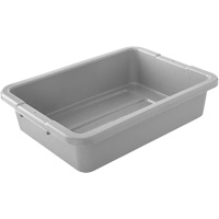 Boîtes utilitaires - Gris, 5" ha x 15" p x 20" lo, Plastique, Gris Distribution Jean Lapalme
