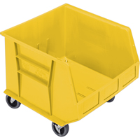 Bac mobile, 14" ha x 16-1/2" la x 18" p, Capacit&eacute; de 75 lb, Jaune Distribution Jean Lapalme