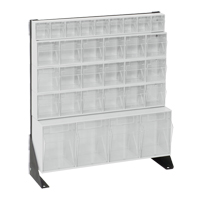 Tip-Out Bins Stand, 23-5/8" W x 8" D x 28" H, 31 Drawers Distribution Jean Lapalme