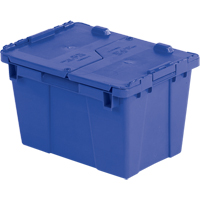 Flipak&reg; Polyethylene Plastic (PE) Distribution Containers, 15.2" x 10.9" x 9.7", Blue Distribution Jean Lapalme