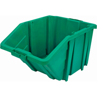 Bac g&eacute;ant en plastique, 15-1/2" la x 13" H x 25" p, Vert, Capacit&eacute; 200 lb Distribution Jean Lapalme