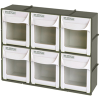 Heavy-Duty Tilt Bin, 11-3/4" W x 3-1/2" D x 9-3/4" H, 6 Drawers Distribution Jean Lapalme