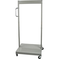 Mobile Tilt Bin Rack - Cart Only, Double-sided, 26-1/4" W x 22" D x 57-1/2" H Distribution Jean Lapalme