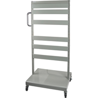 Mobile Tilt Bin Rack - Cart Only, Double-sided, 26-1/4" W x 22" D x 57-1/2" H Distribution Jean Lapalme
