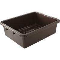 Contenant utilitaire sans compartiments, 7" ha x 21,5" p x 17" lo, Plastique, Brun Distribution Jean Lapalme