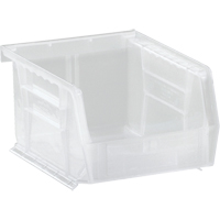 Bac transparent ultra empilable & suspendable, 4-1/8" la, 3" h x 5-3/8" p, Transparent Distribution Jean Lapalme