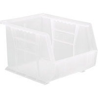 Bac transparent ultra empilable & suspendable, 8-1/4" la, 7" h x 10-3/4" p, Transparent Distribution Jean Lapalme