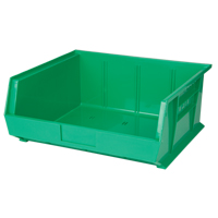Stack & Hang Bin, 16-1/2" W x 7" H x 14-3/4" D, Green Distribution Jean Lapalme