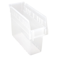 Bacs pour &eacute;tag&egrave;re Store-Max, 4-3/8" la x 8" H x 11-5/8" p, Transparent, Capacit&eacute; 44 lb Distribution Jean Lapalme