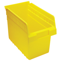 Bacs pour &eacute;tag&egrave;re Store-Max, 6-5/8" la x 8" H x 11-5/8" p, Jaune, Capacit&eacute; 44 lb Distribution Jean Lapalme