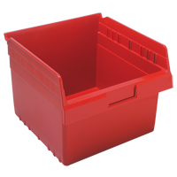 Bacs pour &eacute;tag&egrave;re Store-Max, 11-1/8" la x 8" H x 11-5/8" p, Rouge, Capacit&eacute; 44 lb Distribution Jean Lapalme